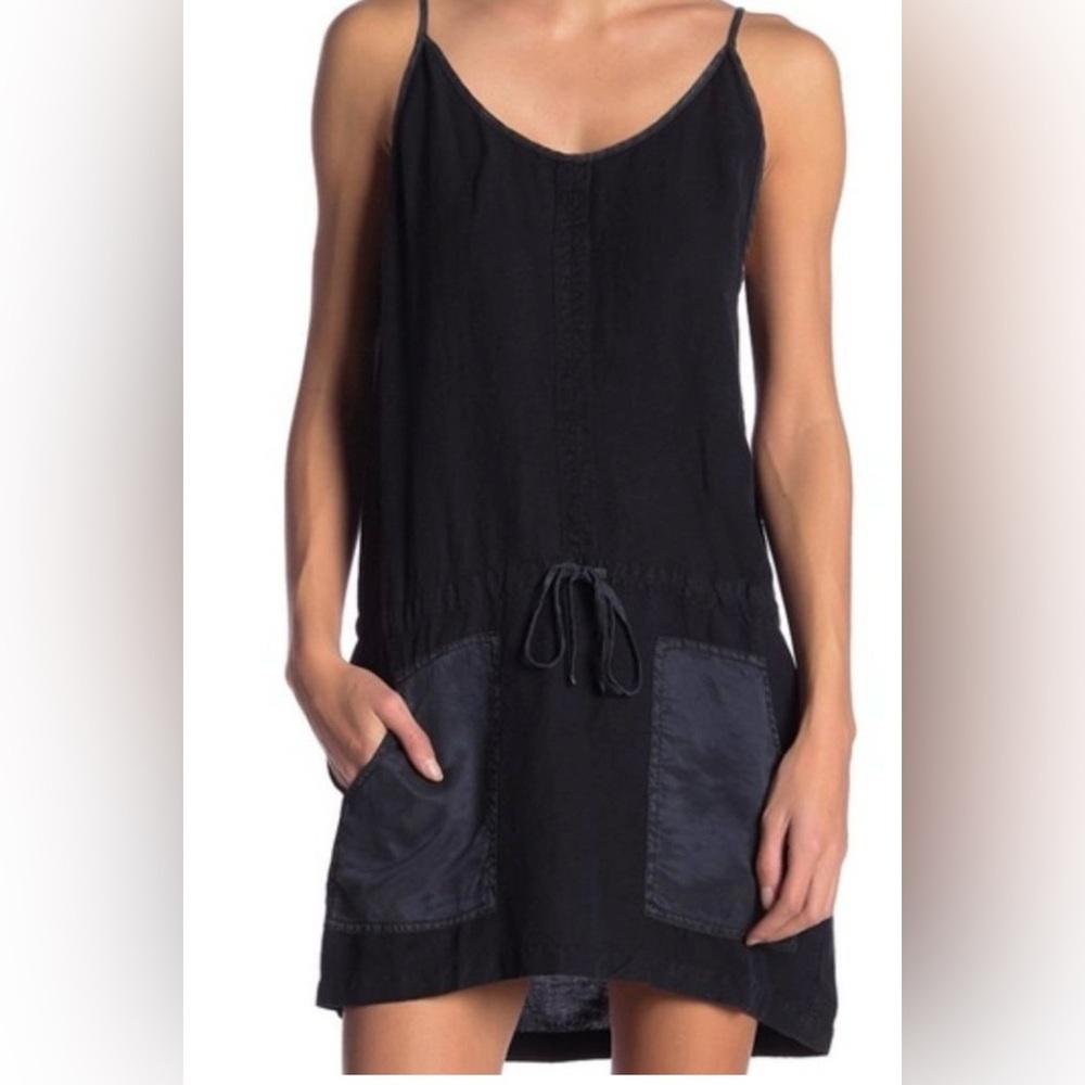 Young Fabulous Broke Tencel Linen  Pinafore Dress Medium - Picture 1 of 15